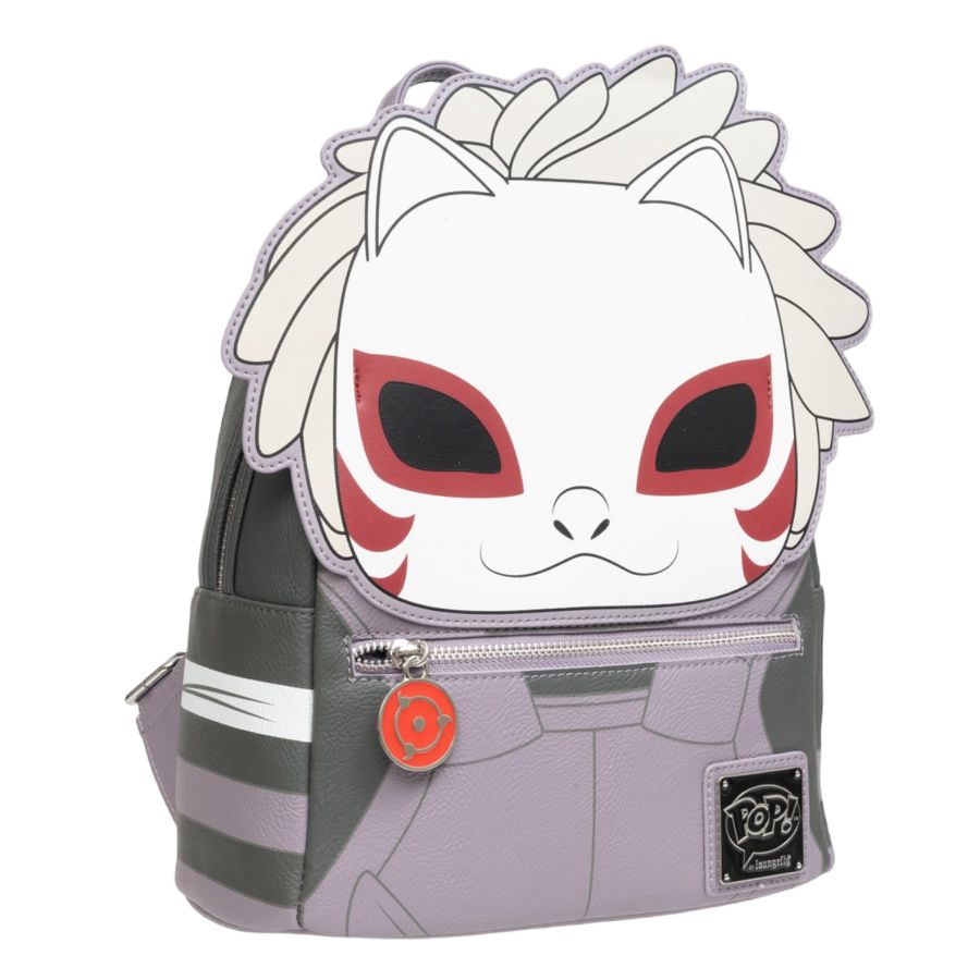 Pop Weasel - Image 3 of Naruto: Shippuden - Kakashi Hatake Anbu Mask US Exclusive Mini-Backpack [RS] - Loungefly - Bags, Wallets & Purses - Image - Pop Weasel