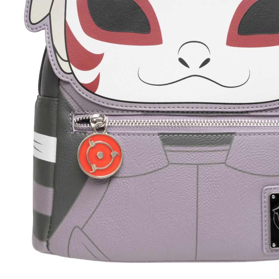 Pop Weasel - Image 4 of Naruto: Shippuden - Kakashi Hatake Anbu Mask US Exclusive Mini-Backpack [RS] - Loungefly - Bags, Wallets & Purses - Image - Pop Weasel