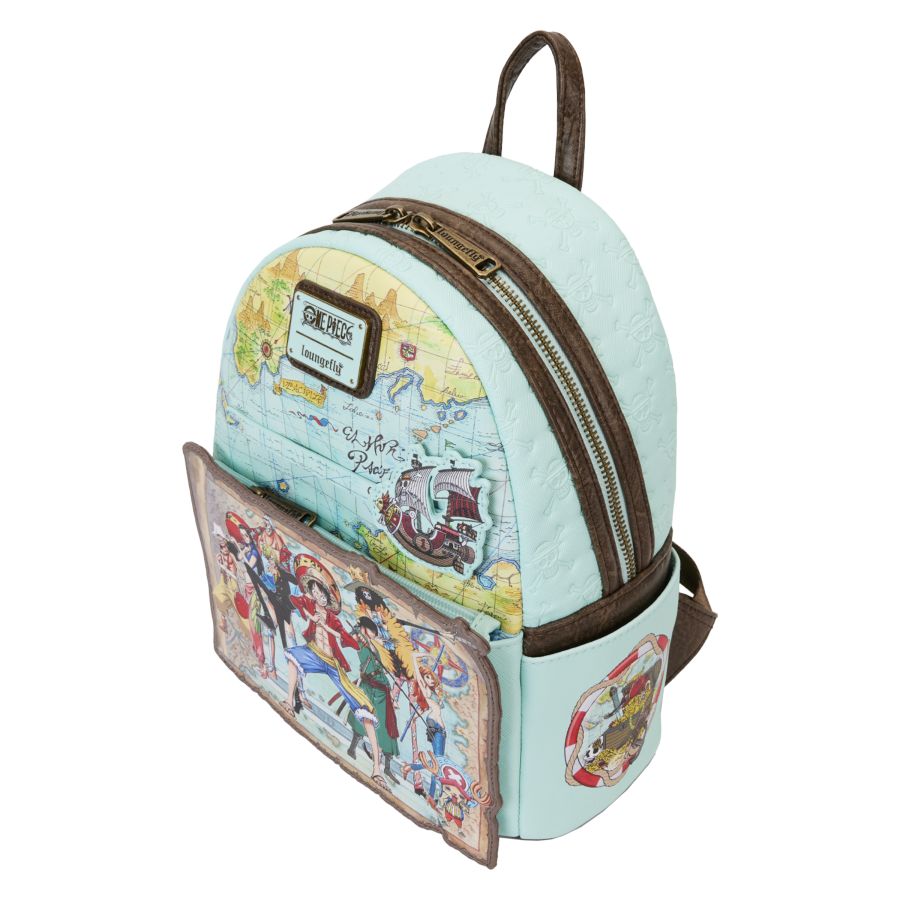 Pop Weasel - Image 4 of One Piece - Luffy & Gang Map Mini Backpack - Loungefly - Bags, Wallets & Purses - Image - Pop Weasel