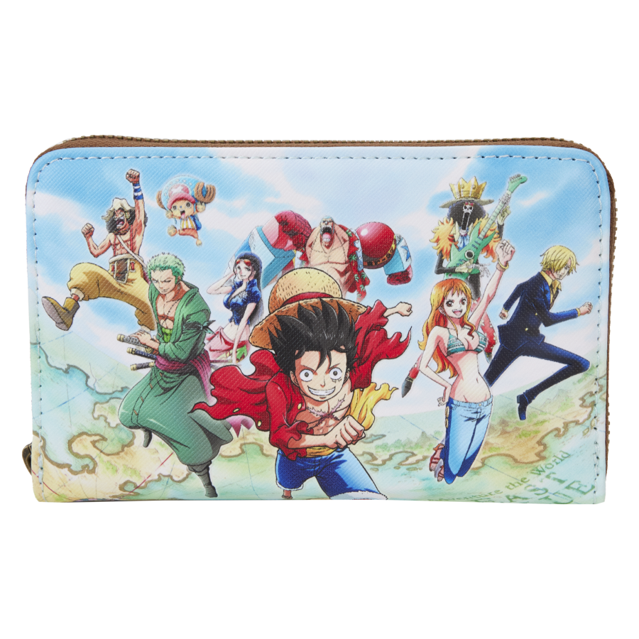 Pop Weasel Image of One Piece - Luffy & Gang Zip Around Wallet - Loungefly - Bags, Wallets & Purses - Image - Pop Weasel