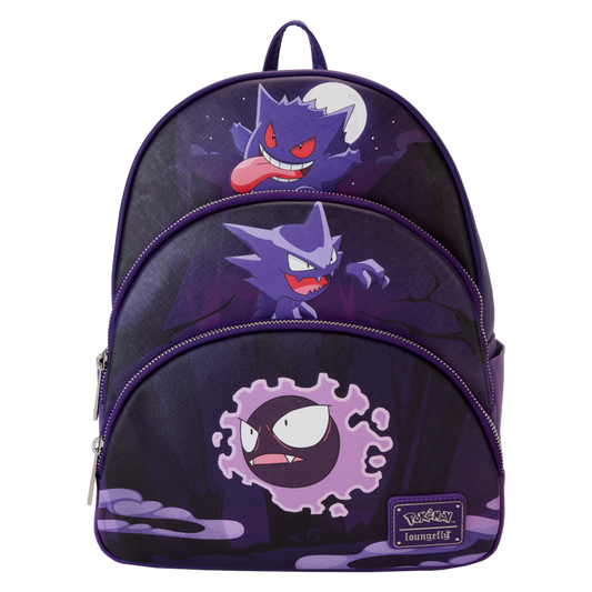 Pokemon - Gengar Evolution Triple Pocket Backpack - Loungefly