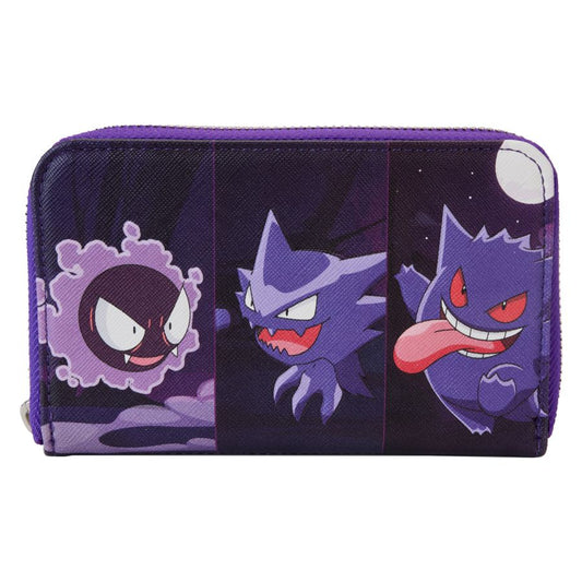 Image Pop Weasel - Image 2 of Pokemon - Gengar Evolution Zip Around Wallet - Loungefly