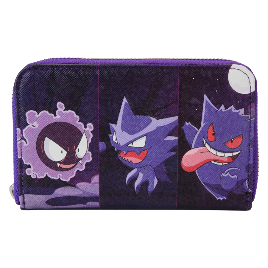 Pokemon - Gengar Evolution Zip Around Wallet - Loungefly - Bags, Wallets & Purses - Image - Pop Weasel