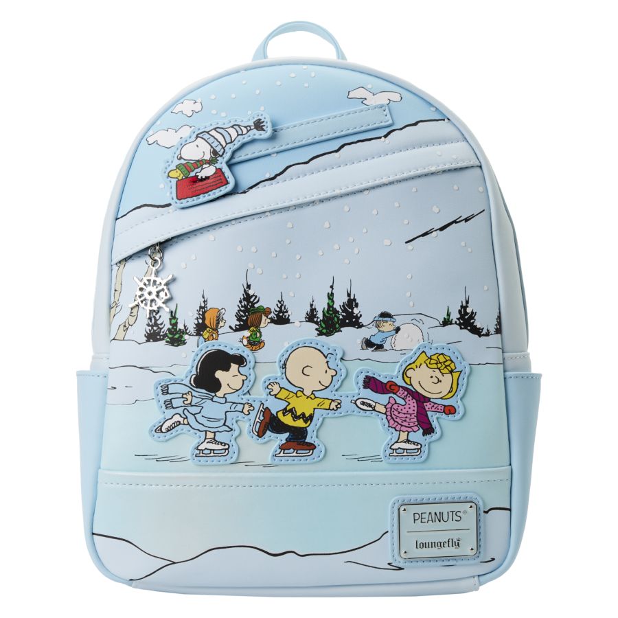 Pop Weasel - Image 2 of Peanuts - Ice Skating Mini Backpack - Loungefly - Bags, Wallets & Purses - Image - Pop Weasel