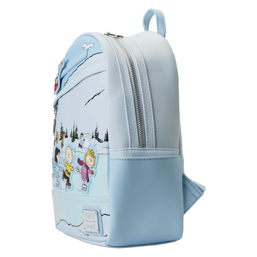 Pop Weasel - Image 3 of Peanuts - Ice Skating Mini Backpack - Loungefly