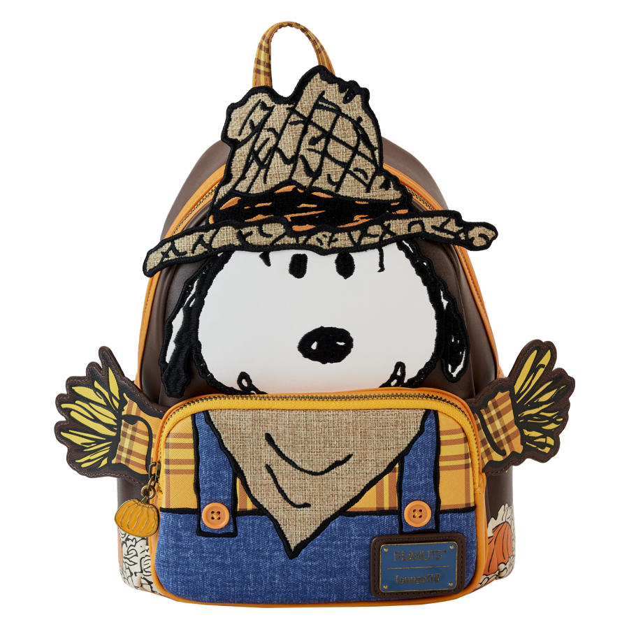 Pop Weasel Image of Peanuts - Snoopy Scarecrow Cosplay Mini Backpack - Loungefly - Bags, Wallets & Purses - Image - Pop Weasel