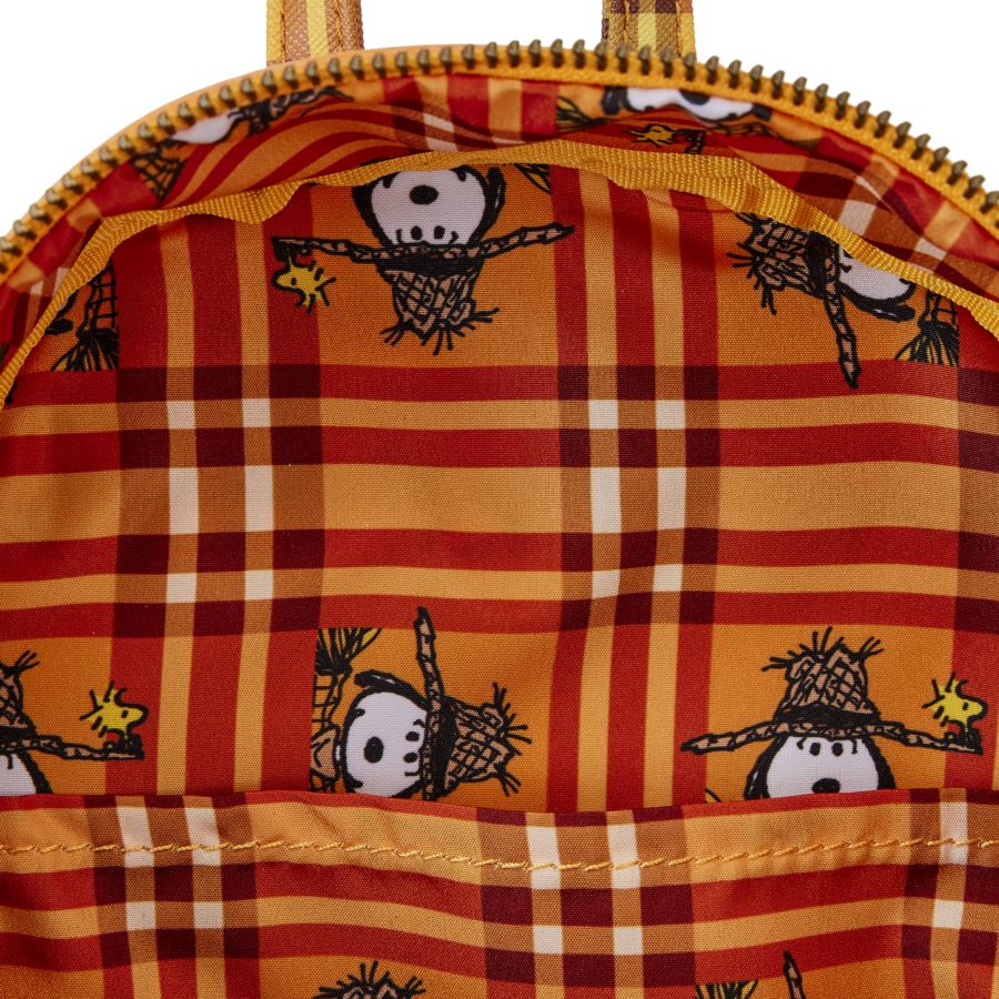 Pop Weasel - Image 7 of Peanuts - Snoopy Scarecrow Cosplay Mini Backpack - Loungefly - Bags, Wallets & Purses - Image - Pop Weasel