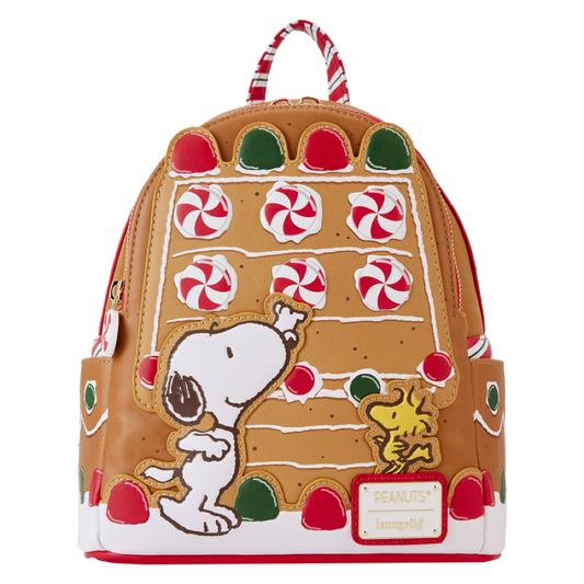 Pop Weasel Image of Peanuts - Snoopy Gingerbread House Scented Mini Backpack - Loungefly