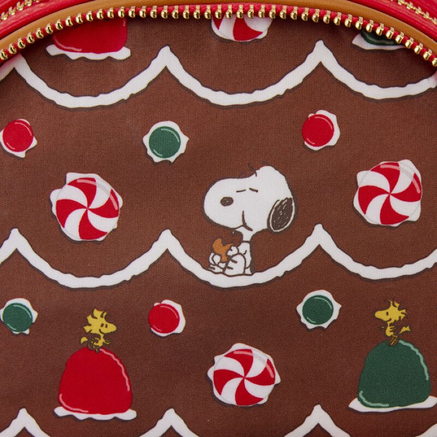 Pop Weasel - Image 5 of Peanuts - Snoopy Gingerbread House Scented Mini Backpack - Loungefly - Bags, Wallets & Purses - Image - Pop Weasel