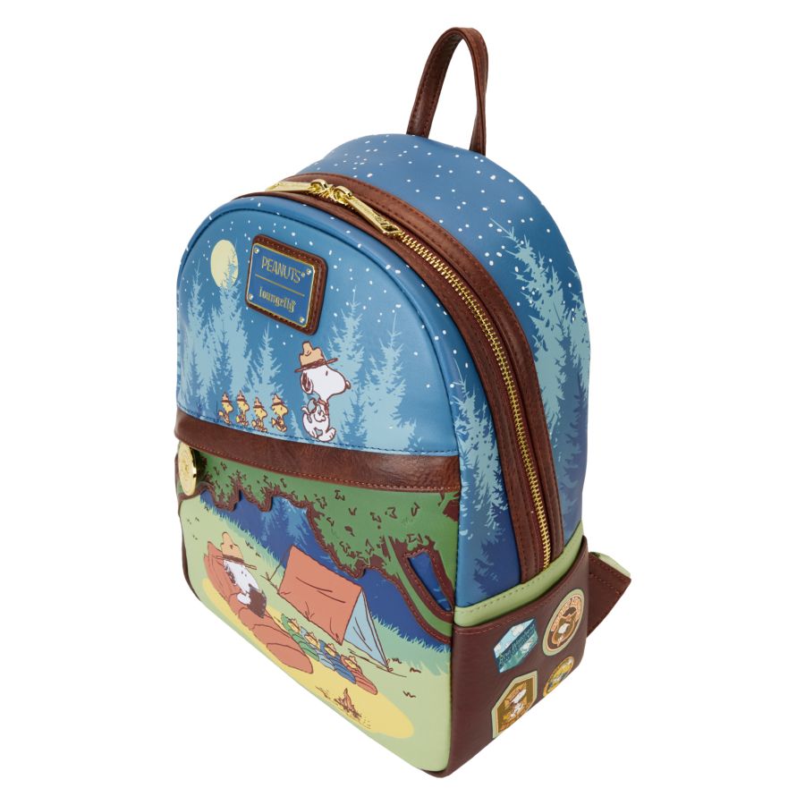 Image Pop Weasel - Image 3 of Peanuts: Beagle Scounts - 50th Anniversary Mini Backpack - Loungefly - Bags, Wallets & Purses - Image - Pop Weasel