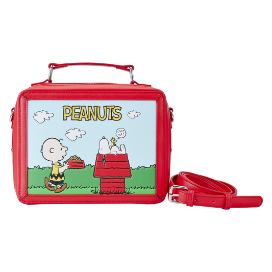 Pop Weasel Image of Peanuts - Charlie Brown Lunchbox Crossbody - Loungefly