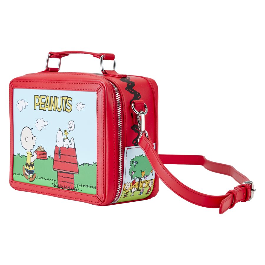 Pop Weasel - Image 2 of Peanuts - Charlie Brown Lunchbox Crossbody - Loungefly - Bags, Wallets & Purses - Image - Pop Weasel