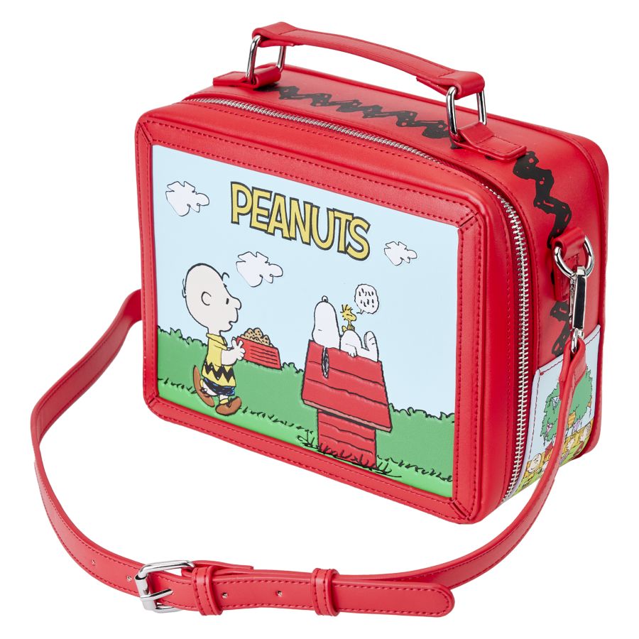 Pop Weasel - Image 3 of Peanuts - Charlie Brown Lunchbox Crossbody - Loungefly - Bags, Wallets & Purses - Image - Pop Weasel