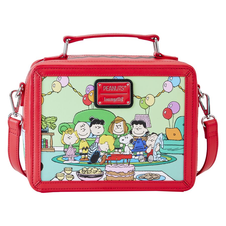 Pop Weasel - Image 4 of Peanuts - Charlie Brown Lunchbox Crossbody - Loungefly - Bags, Wallets & Purses - Image - Pop Weasel