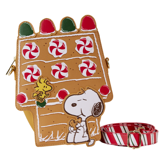 Pop Weasel Image of Peanuts - Snoopy Gingerbread House Scented Crossbody - Loungefly