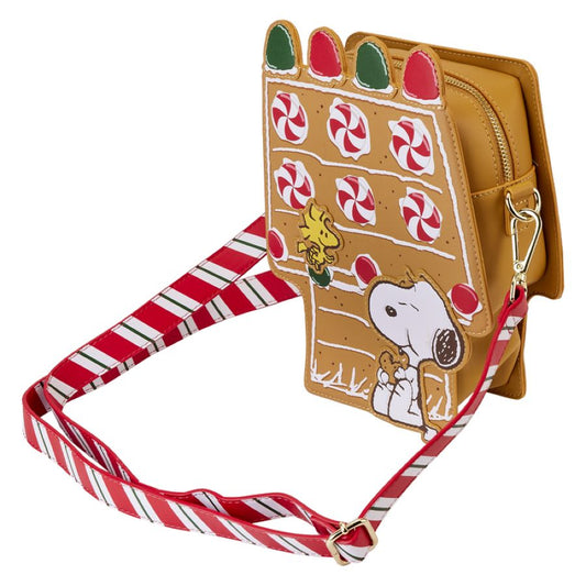 Pop Weasel - Image 2 of Peanuts - Snoopy Gingerbread House Scented Crossbody - Loungefly