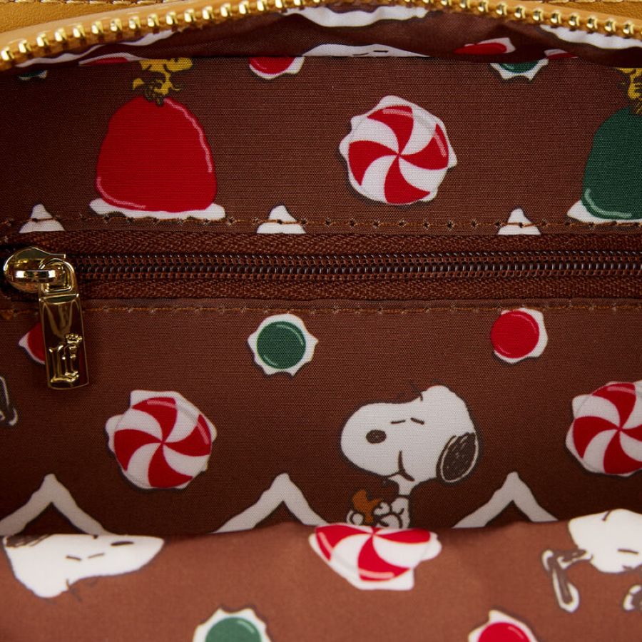 Pop Weasel - Image 4 of Peanuts - Snoopy Gingerbread House Scented Crossbody - Loungefly - Bags, Wallets & Purses - Image - Pop Weasel