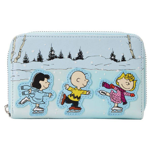 Pop Weasel Image of Peanuts - Ice Skating Zip Purse - Loungefly