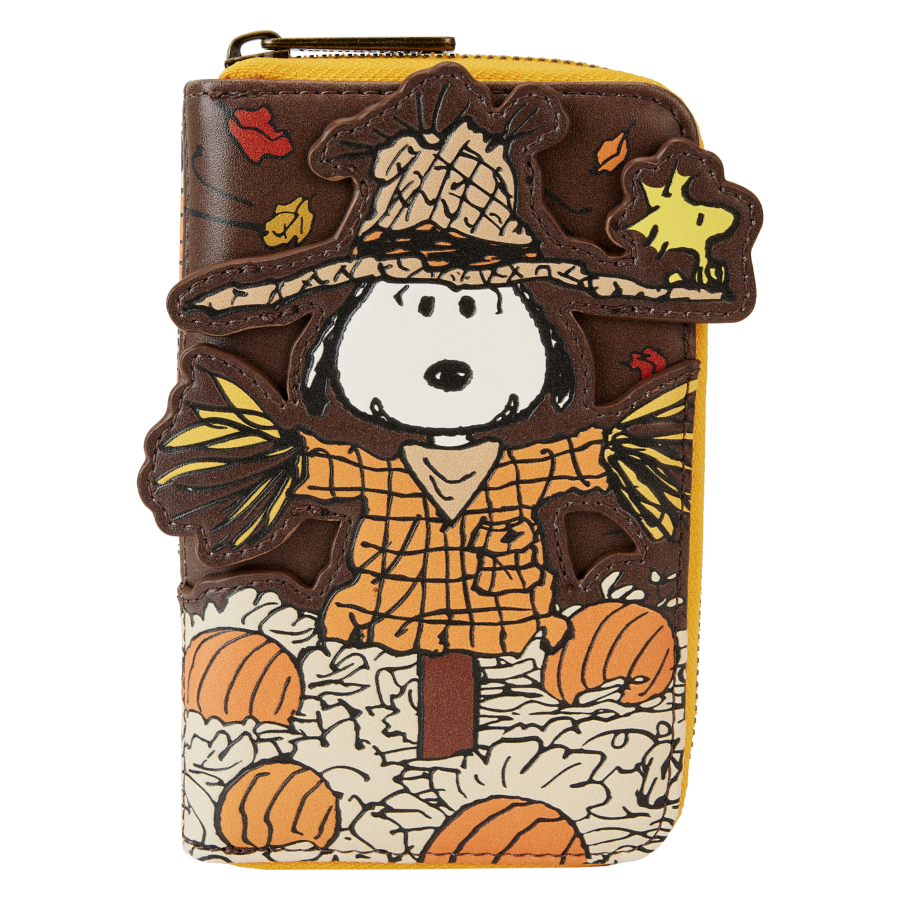 Pop Weasel Image of Peanuts - Snoopy Scarecrow Zip Around Wallet - Loungefly - Bags, Wallets & Purses - Image - Pop Weasel