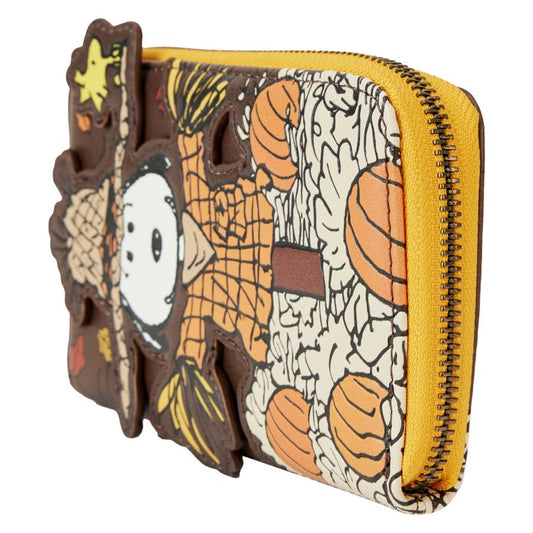 Pop Weasel - Image 2 of Peanuts - Snoopy Scarecrow Zip Around Wallet - Loungefly