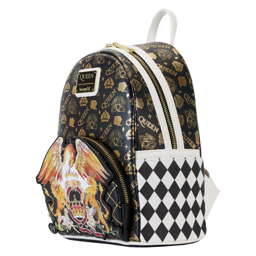 Pop Weasel - Image 2 of Queen - Logo Crest Mini Backpack - Loungefly - Bags, Wallets & Purses - Image - Pop Weasel