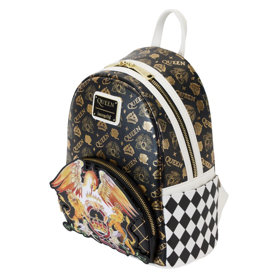 Pop Weasel - Image 3 of Queen - Logo Crest Mini Backpack - Loungefly - Bags, Wallets & Purses - Image - Pop Weasel