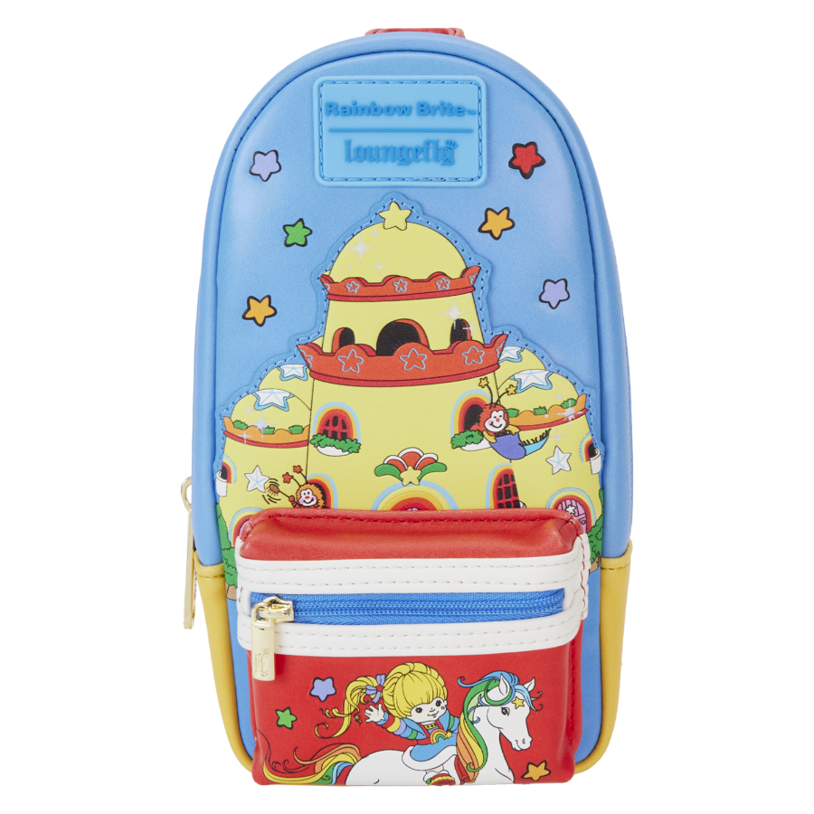 Pop Weasel Image of Rainbow Brite - Castle Mini Backpack Pencil Case - Loungefly - Bags, Wallets & Purses - Image - Pop Weasel