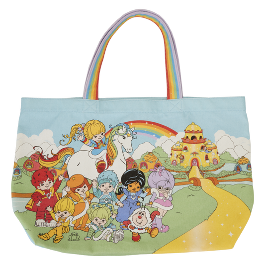 Pop Weasel Image of Rainbow Brite - Gang Rainbow Handle Canvas Tote - Loungefly