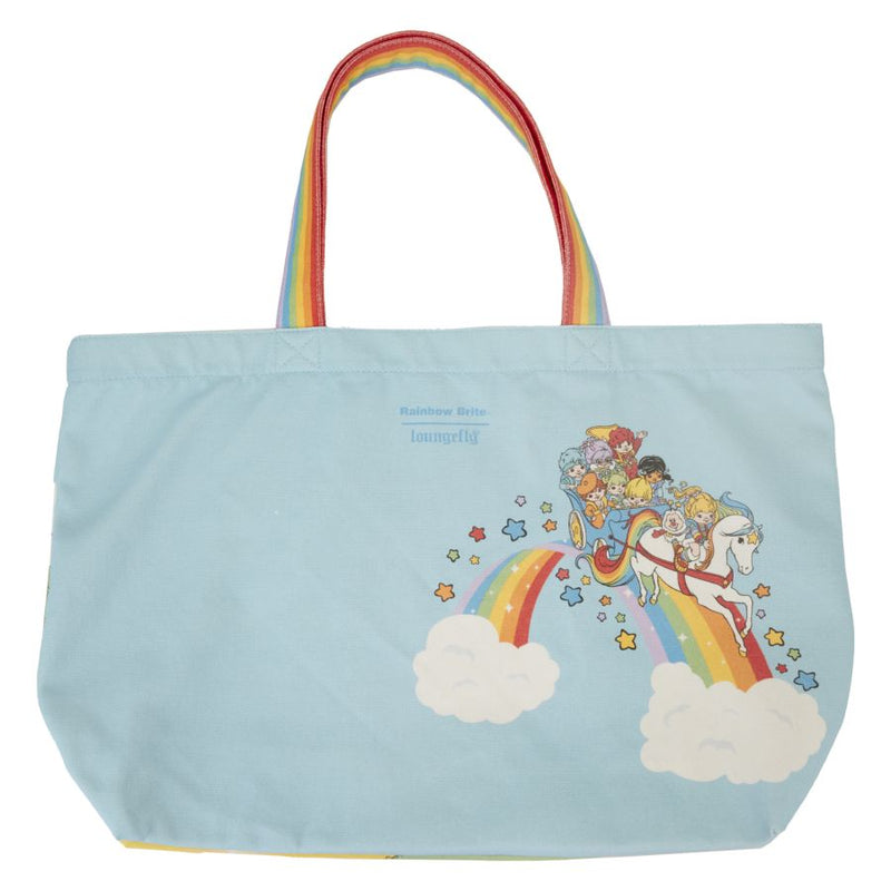 Pop Weasel - Image 2 of Rainbow Brite - Gang Rainbow Handle Canvas Tote - Loungefly