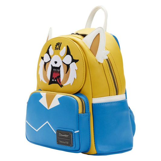 Pop Weasel - Image 2 of Aggretsuko - Retsuko Two Face Mini Backpack - Loungefly