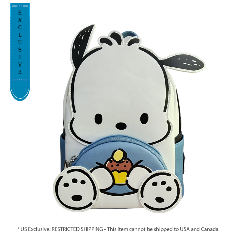 Pop Weasel Image of Sanrio - Pochacco with Cupcake US Exclusive Mini Backpack [RS] - Loungefly - Bags, Wallets & Purses - Image - Pop Weasel