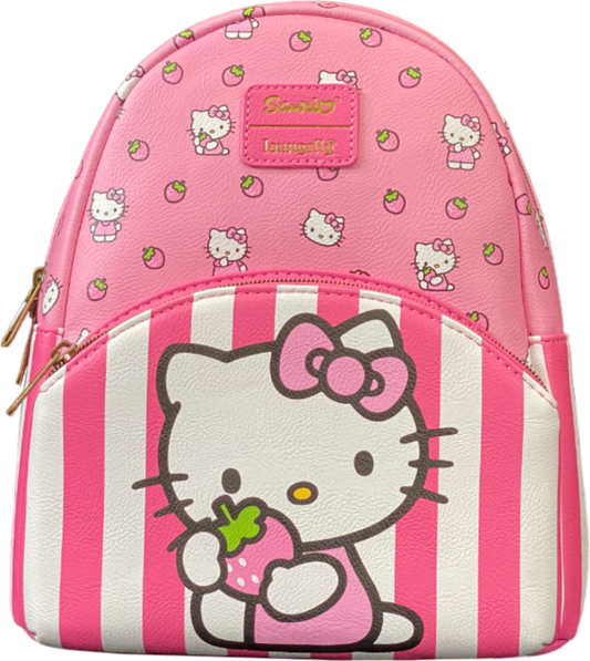 Pop Weasel Image of Sanrio - Hello Kitty Stripe Backpack RS - Loungefly