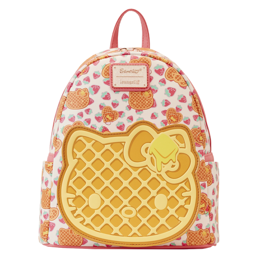 Pop Weasel Image of Hello Kitty - Breakfast Waffle Mini Backpack - Loungefly