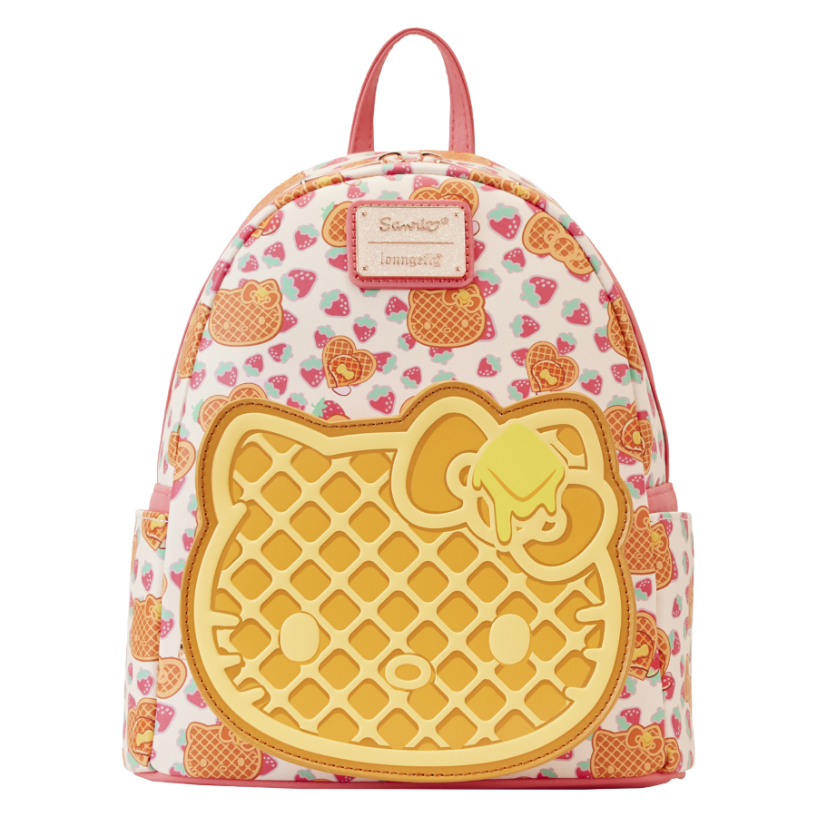 Pop Weasel Image of Hello Kitty - Breakfast Waffle Mini Backpack - Loungefly - Bags, Wallets & Purses - Image - Pop Weasel