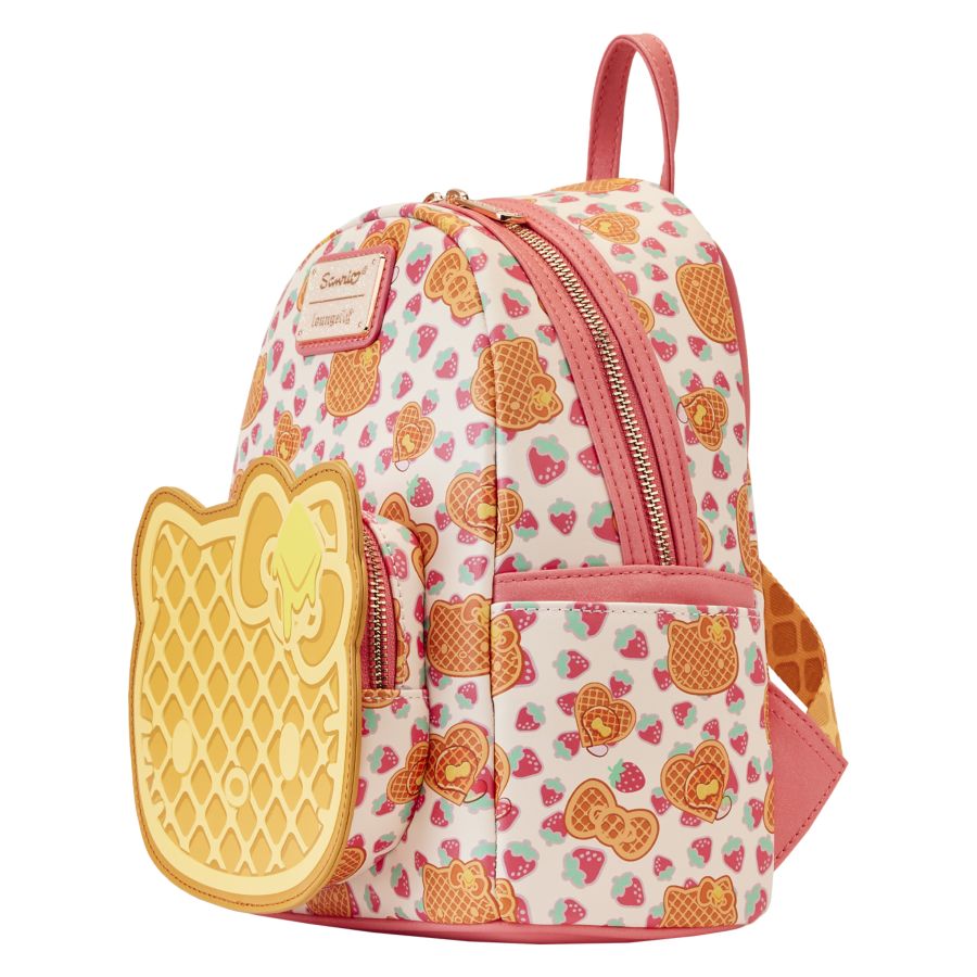 Pop Weasel - Image 2 of Hello Kitty - Breakfast Waffle Mini Backpack - Loungefly - Bags, Wallets & Purses - Image - Pop Weasel