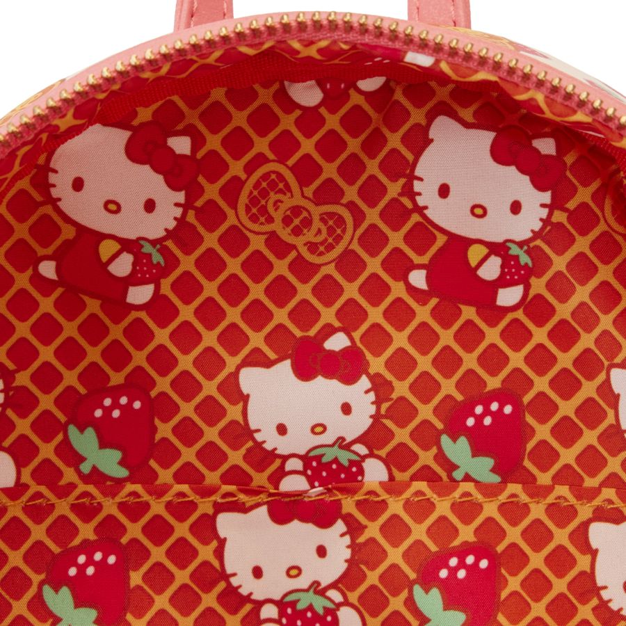 Pop Weasel - Image 5 of Hello Kitty - Breakfast Waffle Mini Backpack - Loungefly - Bags, Wallets & Purses - Image - Pop Weasel