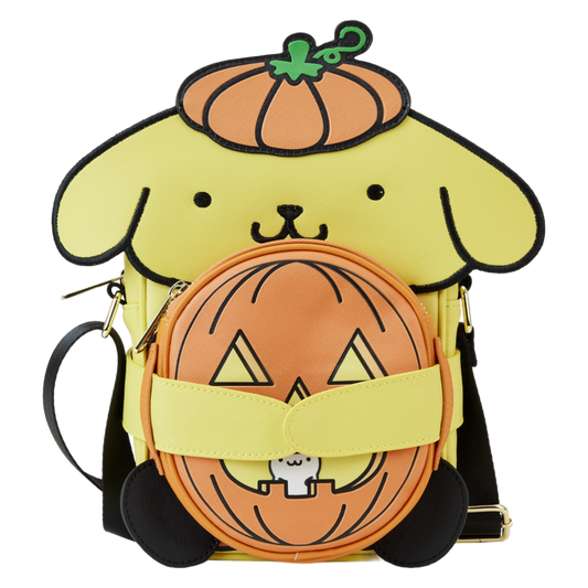 Pop Weasel Image of Sanrio - Pompompurin Halloween Crossbuddies Crossbody Bag - Loungefly