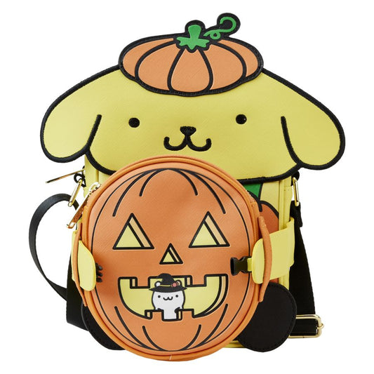 Pop Weasel - Image 2 of Sanrio - Pompompurin Halloween Crossbuddies Crossbody Bag - Loungefly