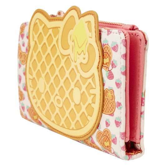 Pop Weasel - Image 2 of Hello Kitty - Breakfast Waffle Flap Wallet - Loungefly