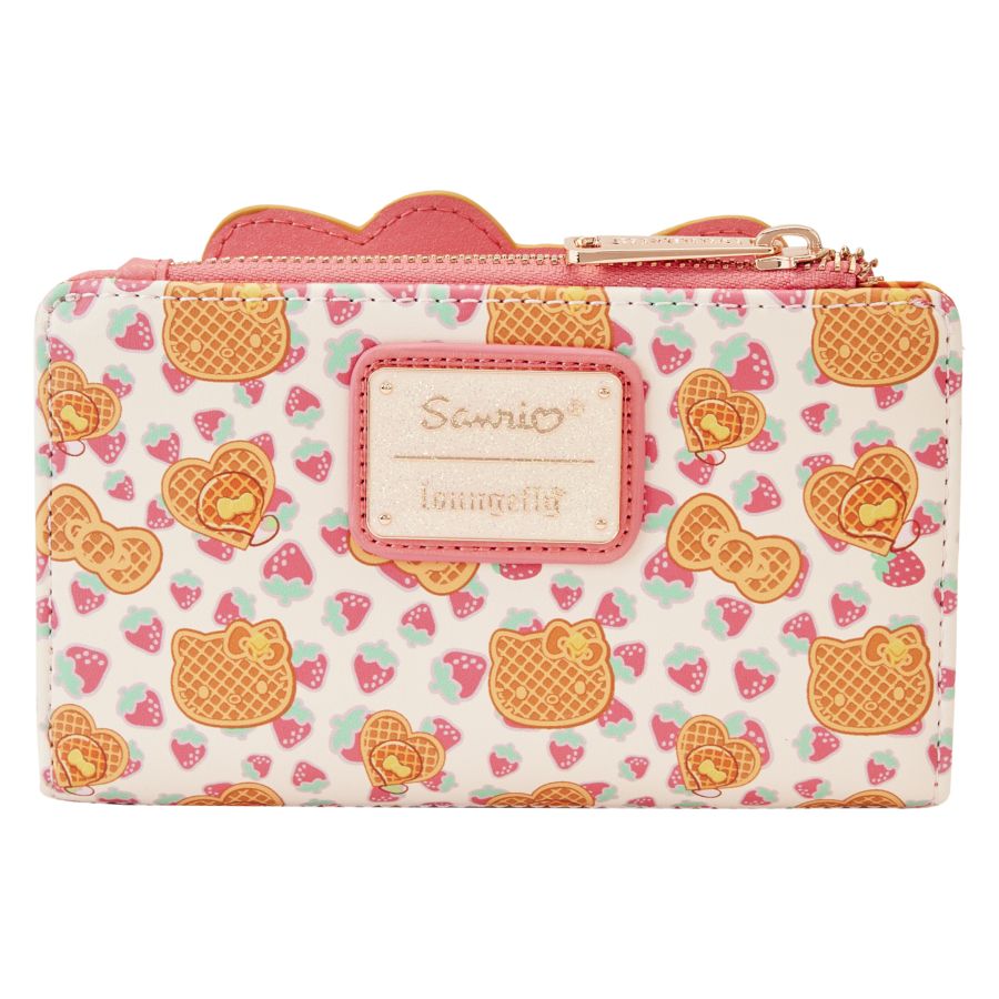 Pop Weasel - Image 3 of Hello Kitty - Breakfast Waffle Flap Wallet - Loungefly - Bags, Wallets & Purses - Image - Pop Weasel