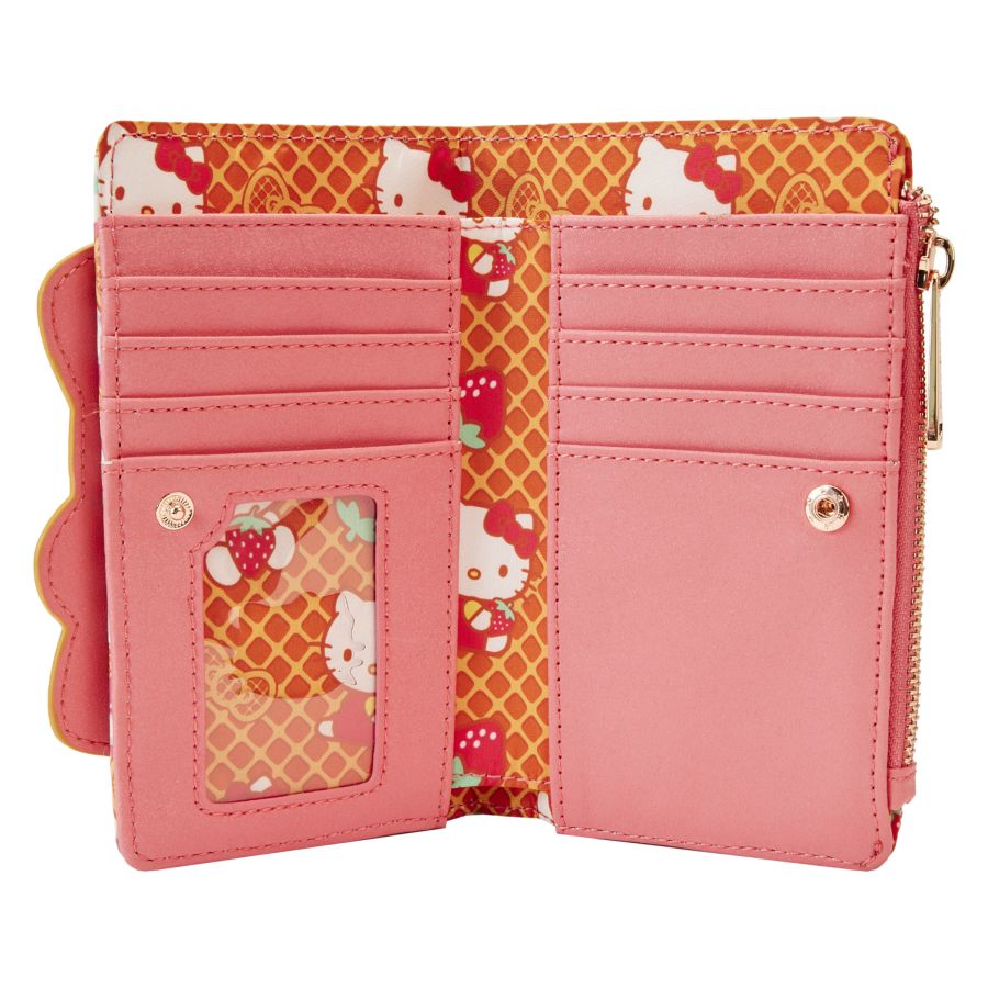 Pop Weasel - Image 4 of Hello Kitty - Breakfast Waffle Flap Wallet - Loungefly - Bags, Wallets & Purses - Image - Pop Weasel