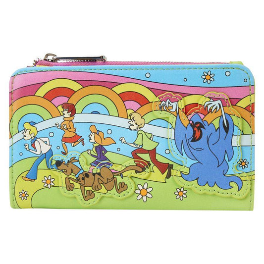 Pop Weasel Image of Scooby Doo - Psychedelic Monster Chase Glow Flap Wallet - Loungefly