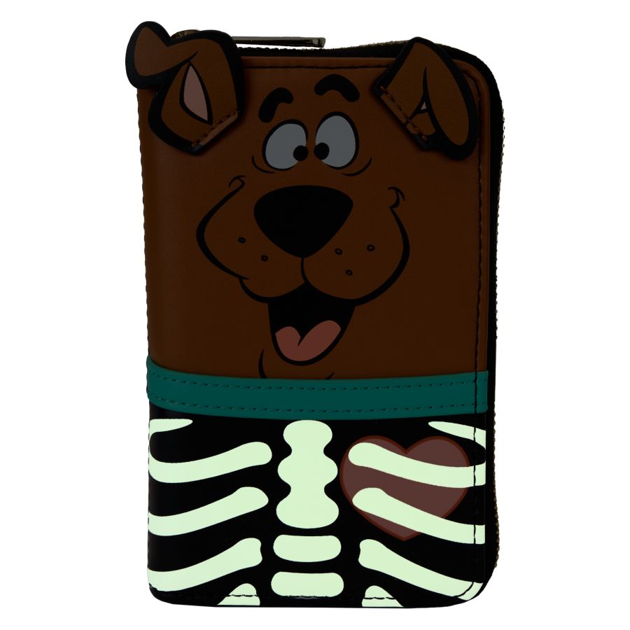 Image Pop Weasel - Image 2 of Scooby-Doo - Scooby-Doo Skeleton Cosplay Glow Zip Around Wallet - Loungefly - Bags, Wallets & Purses - Image - Pop Weasel