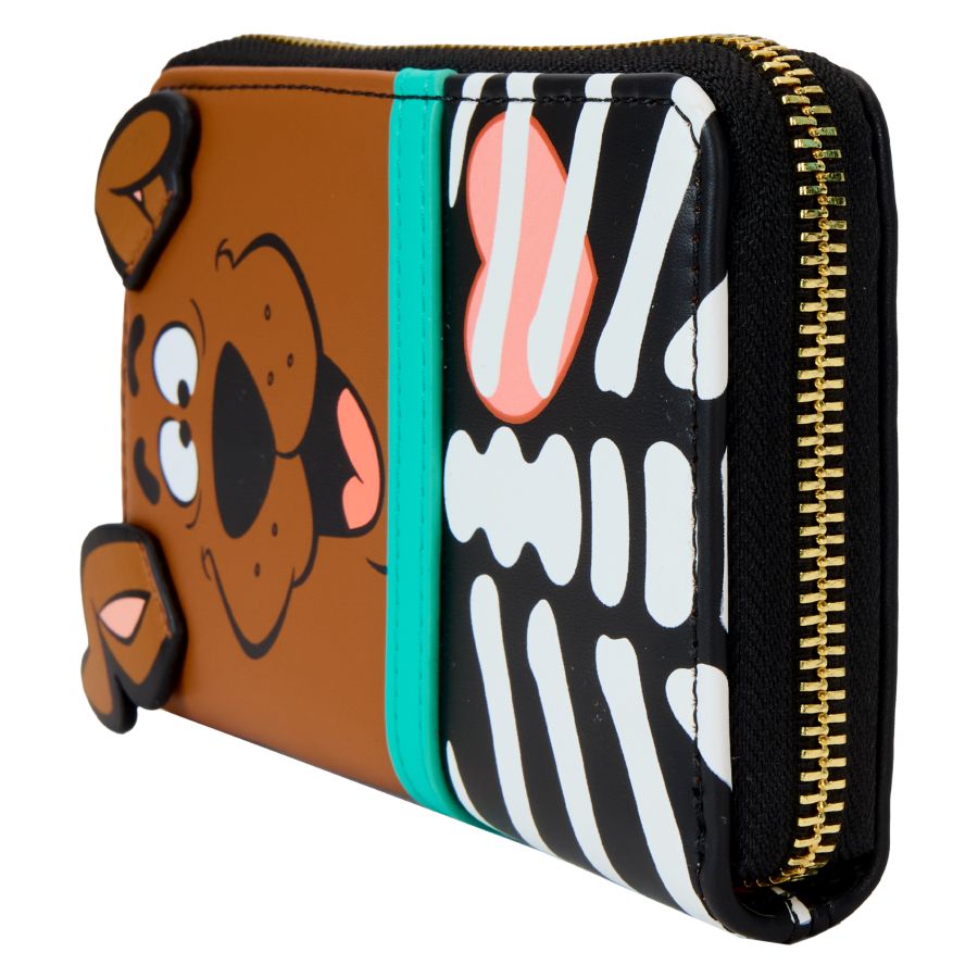 Image Pop Weasel - Image 3 of Scooby-Doo - Scooby-Doo Skeleton Cosplay Glow Zip Around Wallet - Loungefly - Bags, Wallets & Purses - Image - Pop Weasel