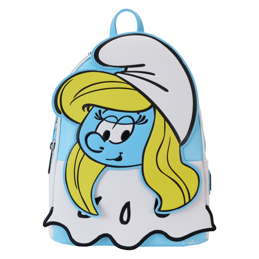 Pop Weasel Image of Smurfs - Smurfette Cosplay Mini Backpack - Loungefly - Bags, Wallets & Purses - Image - Pop Weasel