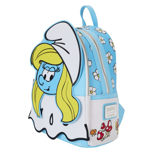 Pop Weasel - Image 2 of Smurfs - Smurfette Cosplay Mini Backpack - Loungefly