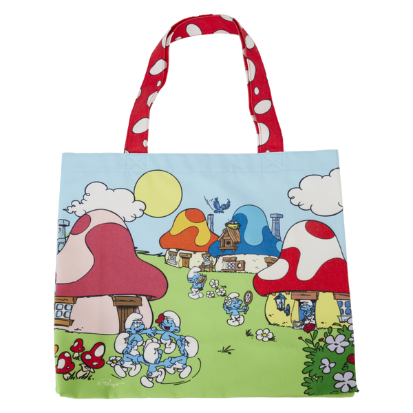 Pop Weasel Image of Smurfs - Village Life Canvas Tote - Loungefly