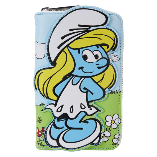 Pop Weasel Image of Smurfs - Smurfette Cosplay Zip Around Wallet - Loungefly