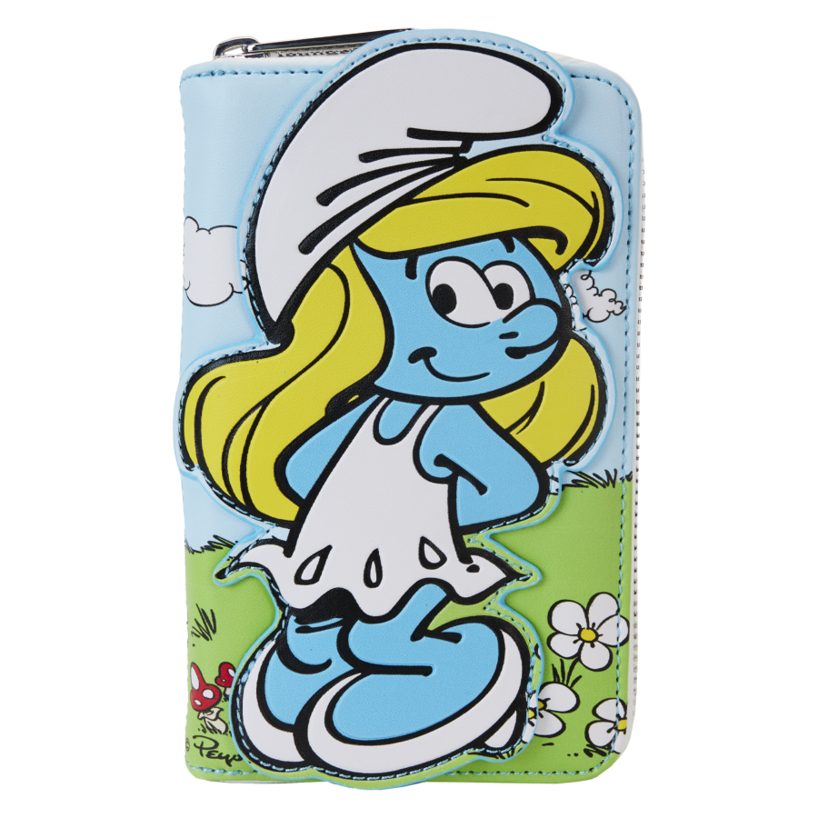 Pop Weasel Image of Smurfs - Smurfette Cosplay Zip Around Wallet - Loungefly - Bags, Wallets & Purses - Image - Pop Weasel