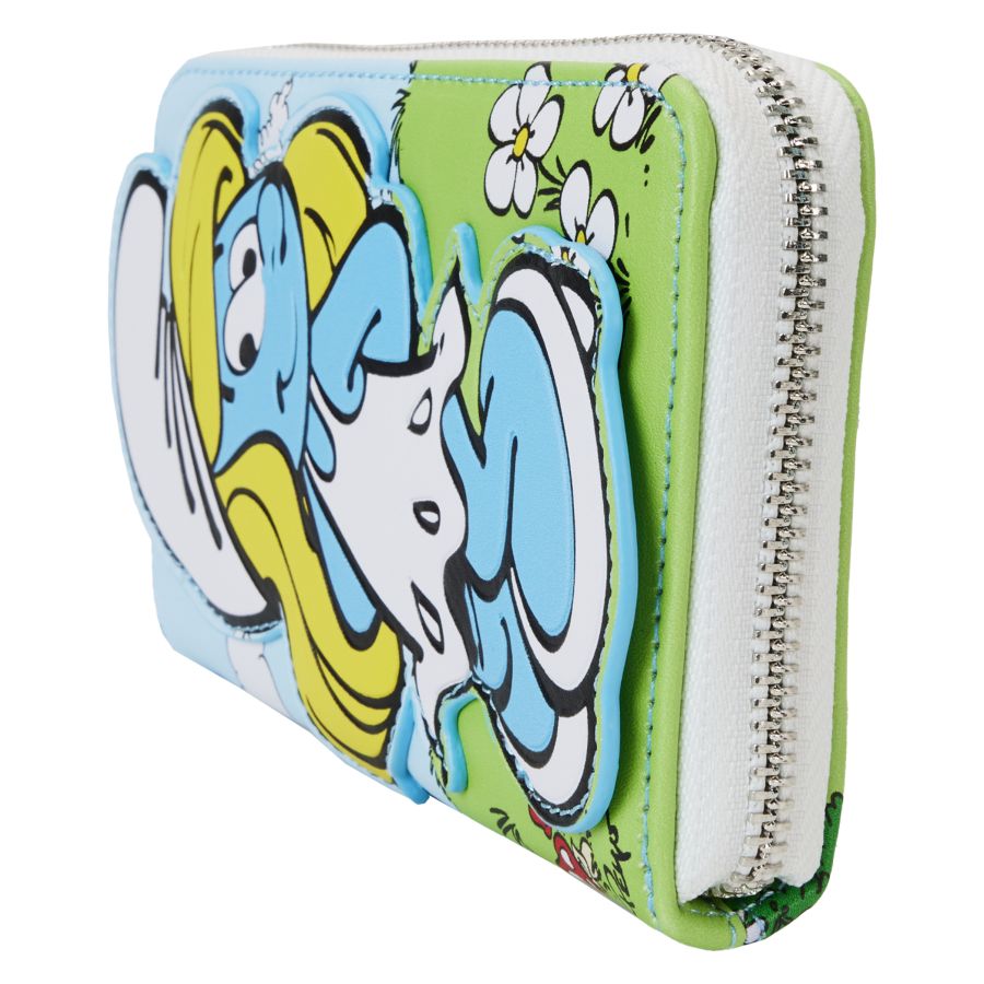 Pop Weasel - Image 2 of Smurfs - Smurfette Cosplay Zip Around Wallet - Loungefly - Bags, Wallets & Purses - Image - Pop Weasel